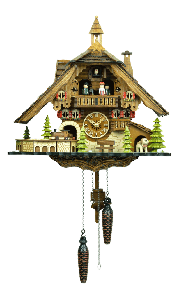 ドイツ製 木製鳩時計 - 掛時計/柱時計