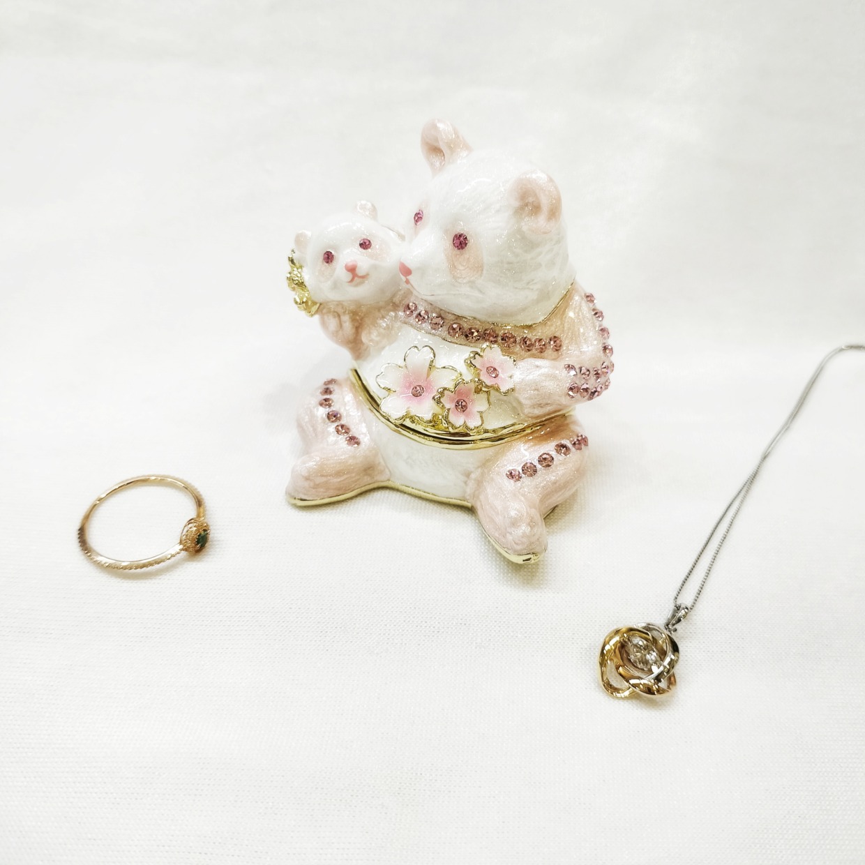 パンダ＆ベビー　ピンク